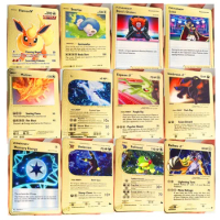 Pikachu 37 Styles Charizard Boss VMAX GX MEGA Gold Metal Card Super Game Collection Anime Cards Toys for Children Christmas Gift