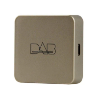 DAB+ Box Digital Radio Antenna Tuner for Car Radio Android 5.1 and Above FM Transmission USB Powered(Gold)