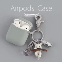airpods 保護套 pro 貓咪 貓 鑰匙圈 咪咪 鬥牛犬 狗狗 科基 柴犬 貴賓狗 法鬥