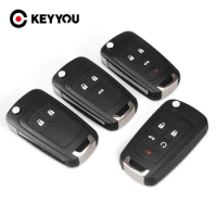 KEYYOU 2/3/4/5 Button Car Remote Key Shell Case For Opel Vauxhall Insignia Astra Zafira For Chevrolet Cruze Buick Fob Key Cover