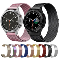 20/22mm Milanese Stainless steel watch band for Samsung Galaxy watch4/Classic/46mm/42mm Galaxy 3 45mm Active2 huawei Smart Watch
