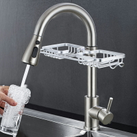 觸摸觸控自動出水抽拉式感應冷熱水龍頭廚房水槽洗菜盆龍頭不銹鋼