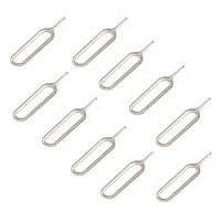 1000pcs/lot Universal Sim Card Tray Removal Tool Eject Pin Needle Compatible with iPhone Huawei Samsung All Mobile Phones