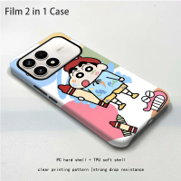 เคสโทรศัพท์ลายชินจันสำหรับ Redmi K90 Pro Max K80 Ultra K70 K60 Note 15 Pro Note 14 13 Pro+ Turbo 4 P