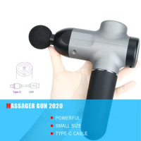 Typc-C USB Charge Portable Booster Mini Small Massage Fascial Gun With Brushless Motor