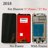 6.0inch For Huawei Y7 Prime 2018 / Y7 Pro 2018 / Y7 2018 LCD Display Touch Screen Digitizer Assembly / With Frame
