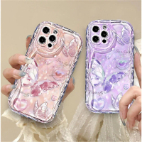 Sarung telefon kristal rama-rama untuk iPhone 11, iPhone 7 Plus, iPhone 12, iPhone 14, iPhone 13, iP
