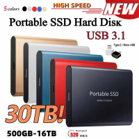 500GB 1TB 2TB SSD Portable External USB 3.1 Type-C SSD External Hard Drive Flash Drive 8TB 128TB Hard Disks for LaptopsPC