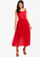 Megane Red Romance Evonna Tulle Dress