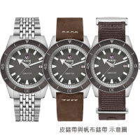 【Rado 雷達表 官方授權】Captain Cook 庫克船長 復刻限量自動機械腕錶 套錶-42mm R03(R32505018)