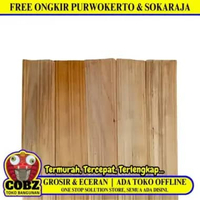 2 CM x 10 CM x 300 CM NM List Kayu Profil Cermin Pigura Pintu Batang