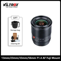 Viltrox 13mm 23mm 33mm 56mm F1.4 AF Fuji Lens Auto Focus Large Aperture APS-C Lens for Fujifilm X Mount X-T4 X-T20 Camera Lenses