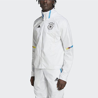 Adidas Dfb D4gmdy Anjk [IC4379] 男 立領外套 運動 足球 世界盃 德國隊 國際版 白