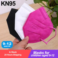 FFP2 Mascarillas CE KN95 Kids Mask 5 Layers Mouth Face Mask KN95 Respirator Protective Mask KN95 Children Masks masque enfant