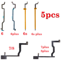 5pcs/lot New For iPhone 6 6s 7 8 Plus Home Touch ID Return Fingerprint Button Motherboard Connection Connector Flex Cable