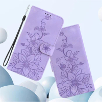 Flower Leather Case For Sony Xperia 10 5 1 V IV III Plus L4 L3 XZ3 ACE3 Card Slot Wallet Manget Buckle Flip Book Cover Funda