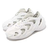 【adidas 愛迪達】休閒鞋 adiFOM Q 男鞋 雲白 灰 鏤空 洞洞鞋 襪套 可拆 三葉草 愛迪達(IE7447)