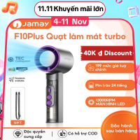 【Giảm giá 69%】Jamay F10Plus Quạt cầm tay siêu mạnh sò lạnh quạt mini cầm tay sạc điện Số 199 có thể 