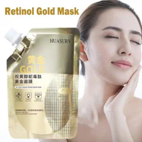 New Retinol Snake Venom Peptide Gold Mask Moisturizing Skin Care Clear Moisturizing Anti-aging Oil Control Mask Skin Care Mask