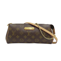 【二手名牌BRAND OFF】LOUIS VUITTON LV 路易威登 棕色 原花 帆布 Eva 肩背包 M95567