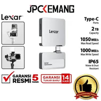 JPC KEMANG Lexar Portable SSD 1TB / 2TB Professional Go with Hub USB Type-C SL400 Lexar External SSD