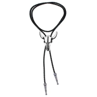 Golden Ties for Men American Fashionable Bolo Garment Accessory Western Style Tie Ideal with horn in Bags Package silver