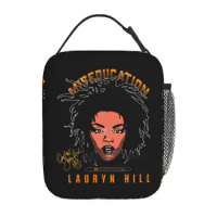 Lauryn Hill Fugees The Famous Thermal Insulated Lunch Bag for Work rock music band Portable Food Bag Thermal Cooler Lunch Box