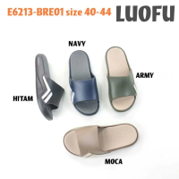 LUOFU SANDAL E6213-BRE01 ORIGINAL jelly karet empuk murah selop adem nyaman tidak licin pria sendal 