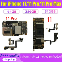 For iPhone 11 Pro Motherboard With Face ID Unlocked Free iCloud With IOS System Update Logic Board For iphone 11 Pro Max