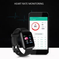 116Plus Bluetooth Smartwatch Smart Bracelet Wristbands D13 Heart Rate Blood Pressure Pedometer Fitness Watch 116 Plus Fitpro