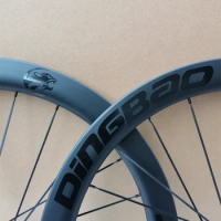 2022 New road bike carbon wheels 50mm Tubuless compatible Clinicer 25mm UD matte black logo 700C carbon wheelset