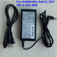 Genuine 19V 2.53A 48W AC Adaptor For SAMSUNG A4819_FDY A4819-KSML UA32J4088AJXXZ BN44-00835A TV LCD Monitor Power Supply Charger
