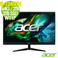 Acer Aspire C24-1800 液晶電腦 (i5-12450H/64G/2TB+2TB SSD/W11P)