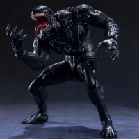 New Marvel Amazing Spider-Man Movie Anime Symbiosis Venom Character Mannequin PVC Sculpture Series Model Toys Gift HotToys