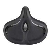 Padded Bicycle Seat Oversized Bike Seat Cushion Extra-Wide Design Bicycle Saddle Replacement For Folding Bikes Road Bikes