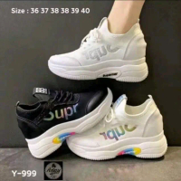 รองเท้าผ้าใบเสริมส้น รหัสY999