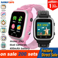 Kids Smart Watch Music Game Pedometer Dual Camera Children MP3 Recording Smartwatch Baby Watch Gift for Boys Girls