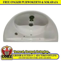 30 CM x 53 CM x 17 CM / DUTY Wastafel Cuci Tangan Kecil Putih Keramik