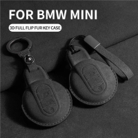 Vỏ Bọc Chìa Khóa Điều Khiển Từ Xa Xe Hơi, Làm Bằng Da, Cho BMW Mini Cooper F55 F56 F57 F54 F60, JCW 
