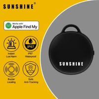[黑色]全球定位追蹤器 Apple Find My Sunseeker LT01BK