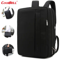 COOLBELL Backpack 15.6/17.3 Inch Multi-function Portable Laptop Backpack Nylon Waterproof Fashion Business Travel Backpack