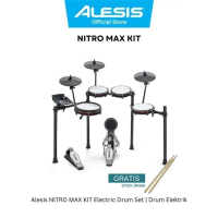 Baru - Alesis NITRO MAX KIT Electric Drum Set With Bluetooth | Drum Elektrik