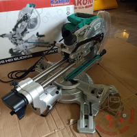 SLIDING MITER SAW 10 INCH MAJU MUNDUR MESIN GERGAJI KAYU ALUMUNIUM