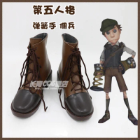 Anime Naib Subedar Identity V Cosplay Shoes Comic Halloween Carnival Cosplay Costume Prop Cosplay Men Boots Cos Cosplay
