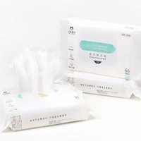 汪喵星球 - 濕紙巾 46抽 原箱12包優惠 (可沖馬桶)｜貓濕紙巾｜寵物濕紙巾