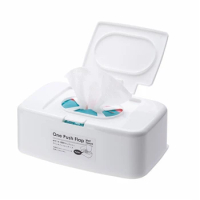 Push Button Wet Wipes Container Tissue Storage Box for Home Office Storage
