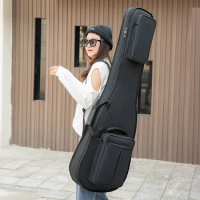 Electric Bass Higher Quality Waterproof Bags Shockproof 16mm Thicken Folk Acoustic Electric Guitar Backpacks