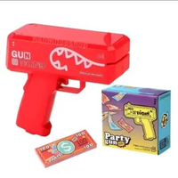 Mainan anak tembakan pistol uang mainan party keren murah mainan pistol uang