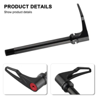 Brand New Bike Thru Axle Lever For BMC CUBE Replace Replacement Spare Accessories Aluminum Alloy Bicycle Black
