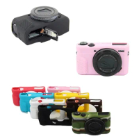 New Camera Silicone Case for Canon G7XII G7X II G7X Mark 2 G7X III G7X3 G7X Mark 3 Rubber Protective Body Cover bag Camera Skin